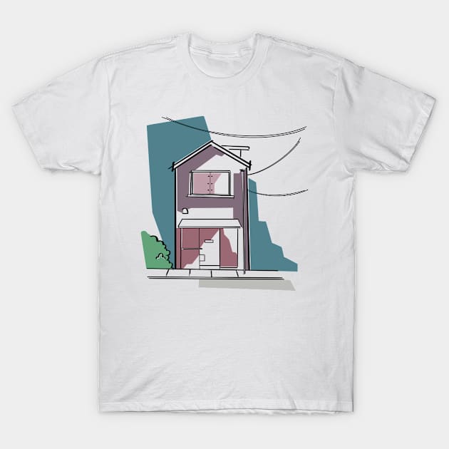 Suburban house T-Shirt by Fer